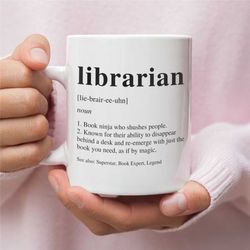 Librarian Definition Mug, Librarian Gift, Librarian Definition, Librarian Mug, Gift For Librarian, Work Mug, Thank You G