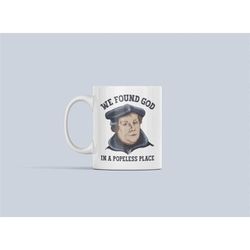 Martin Luther Mug, Funny Reformations Gifts, Reformed Mug, Funny Lutheran Coffee Cup