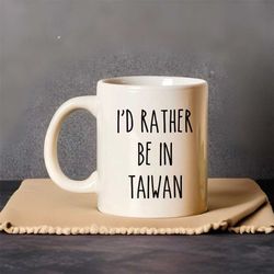 Taiwan Mug, Taiwan Gift, Taiwanese Gift, Taiwanese Coffee Mug, Taiwan Present