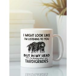 Tardigrade Mug, Waterbear Mug About Flying Tardigrad