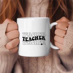Teacher Coffee Mug, Middle School Teacher Gift, Elementary Teacher Gift, Cute Teacher Gift 1