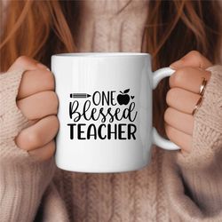 Teacher Coffee Mug, Middle School Teacher Gift, Elementary Teacher Gift, Cute Teacher Gift 5