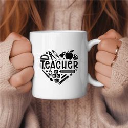 Teacher Coffee Mug, Middle School Teacher Gift, Elementary Teacher Gift, Cute Teacher Gift 7