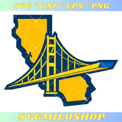 GSW Bridge Logo Svg, Golden State Warriors Svg, Basketball