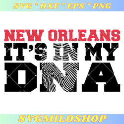 New Orleans Its In My DNA Svg, New Orleans Love Svg