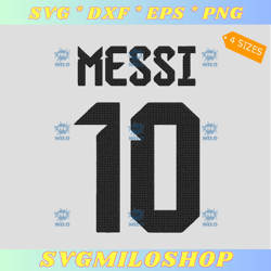 Messi 10 Embroidery Design  World Champion Argentina Embroidery Design
