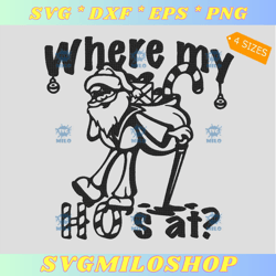 Where My Ho s At Embroidery Design  Christmas Santa Claus Embroidery Design