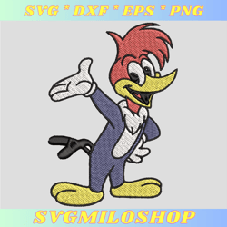 Woody Woodpecker Embroidery Designs