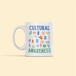 Microbiology Gifts, Funny Microbiologist Mug, Cutural Awareness Mug, Microbe Mug, Bacteria Coffee Cup, Virus Mug, Microb