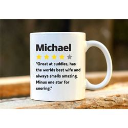 personalised name mug, husband mug, husband gift, funny husband, custom husband, husband present.
