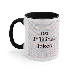 Political Gifts, Funny Politics Mug, 101 Political Jokes, Non Partisan Political Present, Politician Coffee Cup, Politic