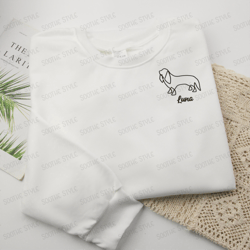 Custom Pet Sweatshirts, Embroidered Sweatshirts, Custom Names Sweatshirts for Dog Lovers