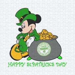 Happy St Patrick's Day Mickey Irish PNG