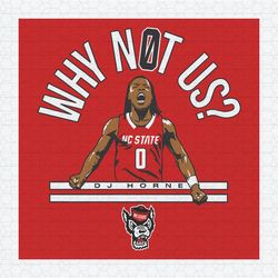 Why Not Us DJ Horne Nc State Wolfpack SVG