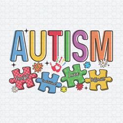 Autism Accept Understand Puzzle SVG
