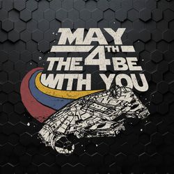 May The 4th Be With You Millennium Falcon SVG