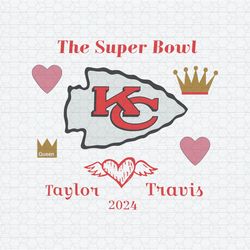 The Super Bowl Taylor Travis 2024 SVG