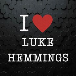 I Love Luke Hemmings SVG