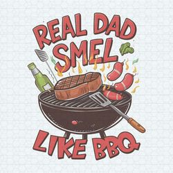Reel Dad Smell Like BBQ Grillfather PNG