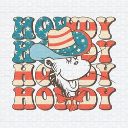 Howdy Cat In The Hat Us Flag PNG