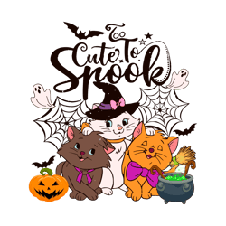 Too Cute To Spook Mari E Toulous E Berlio Z Cat SVG Download