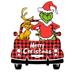 Merry Christmas Grinch And Dog SVG Christmas SVG Grinch Movie SVG Grinch SVG
