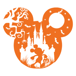 Mouse Cartoon Halloween SVG Not So Scary Cricut File