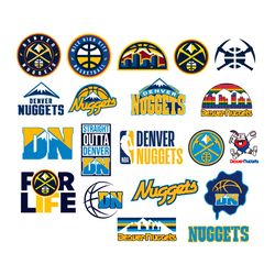 Denver Nuggets Sport Bundle SVG PNG Nba SVG Nba Basketball SVG