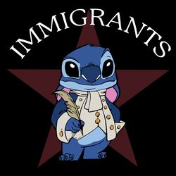 Hamil Stitch Immigrants SVG Hamilton SVG Stitch SVG Disney World SVG