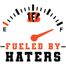 Cincinnati Bengals Fueled By Haters SVG Cincinnati Bengals Haters SVG