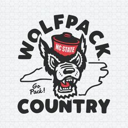 Nc State Wolfpack Country Go Pack SVG