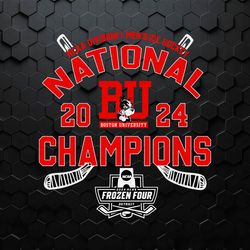 Ice Hockey National Champions Boston University SVG