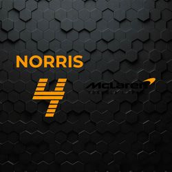 Lando Norris Mclaren Formula 1 SVG