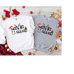 Santa Squad Shirt, Christmas Party Shirts, Christmas Family Shirt, Christmas Crew Shirt, Christmas Matching Shirts, Holi