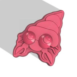 Hermit Cancer stl FILE for vacuum forming and 3D printing