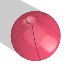 Inflatable Beach Ball stl FILE for vacuum forming and 3D printing