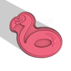 Inflatable Flamingo stl FILE for vacuum forming and 3D printing