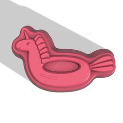 Inflatable Unicorn stl FILE for vacuum forming and 3D printing