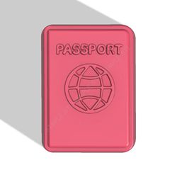 Passport stl FILE for vacuum forming and 3D printing