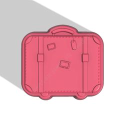 Suitcase stl FILE for vacuum forming and 3D printing