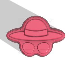 Sun hat and sunglasses stl FILE for vacuum forming and 3D printing