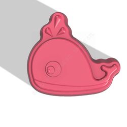 Whale stl FILE for vacuum forming and 3D printing