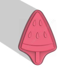 Watermelon ice cream stl FILE for vacuum forming and 3D printing