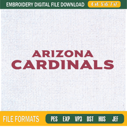 Arizona Cardinals Letter Embroidery Designs, Arizona Cardinals Machine Embroider,Embroidery Design,Embroidery svg,Machin