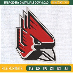 Ball State Cardinals Embroidery Designs, NCAA Machine Embroidery Design, Machine,Embroidery Design,Embroidery svg,Machin
