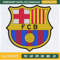 Barcelona Embroidery Designs, UEFA Champions League Machine Embroidery Design, M,Embroidery Design,Embroidery svg,Machin