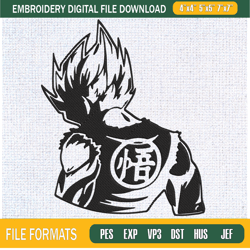 Behind Vegeta Embroidery Designs, Dragon Ball Machine Embroidery Design, Machine,Embroidery Design,Embroidery svg,Machin