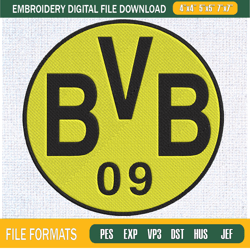 Borussia Dortmund Embroidery Designs, UEFA Champions League Machine Embroidery D,Embroidery Design,Embroidery svg,Machin