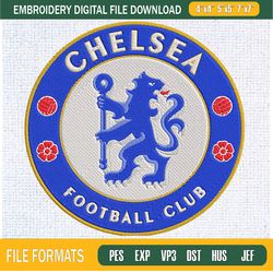 Chelsea F.C. Embroidery Designs, UEFA Champions League Machine Embroidery Design,Embroidery Design,Embroidery svg,Machin