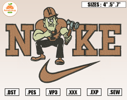 Nike X Purdue Boilermakers Mascot Embroidery Designs, NFL Embroidery Design File Instant Download